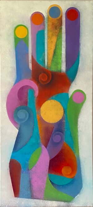 Eine Hand als stille Geste des Friedens – kraftvoll und fragil zugleich. Offen für Begegnung, nicht für Abgrenzung.