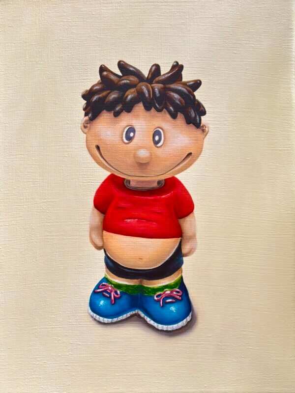 Männchen, Öl/Leinwand, 30 x 40 cm, 2025