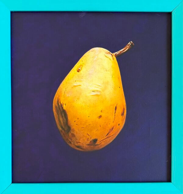 Birne, Öl/Leinwand, 30 x 31 cm, 2025