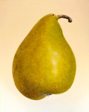 Birne, Öl/Leinwand, 40 x 50 cm, 2026