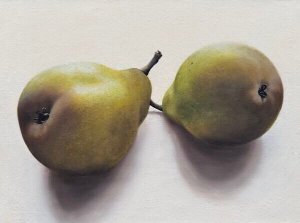 Birnen, Öl/Leinwand, 40 x 30 cm, 2026