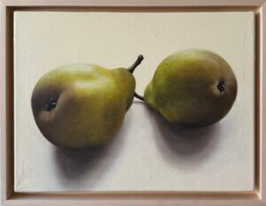 Birnen, Öl/Leinwand, 40x 30 cm, 2026