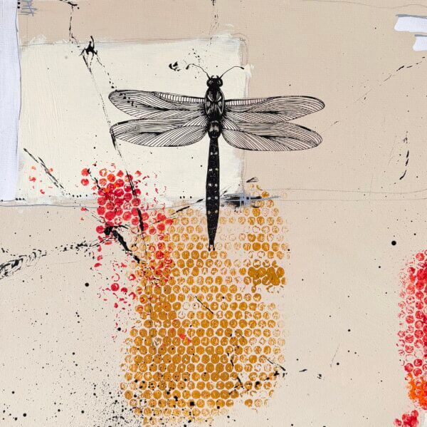 insects1, Acryl/Leinwand, 50x 50 cm, 2026