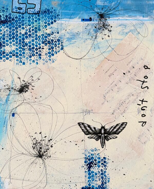 insects1, Acryl/Leinwand, 50 x 60 cm, 2026