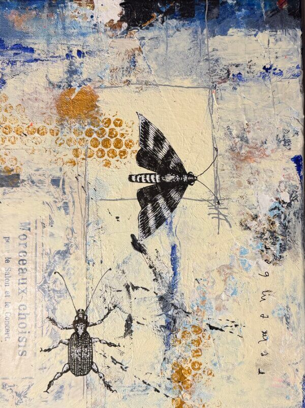 insects2, Acryl/Leinwand, 30 x 40 cm, 2026