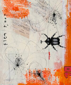 insects2, Acryl/Leinwand, 50 x 60 cm, 2026