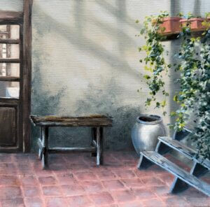 Italia, Öl/Leinwand, 20 x 20 cm, 2026
