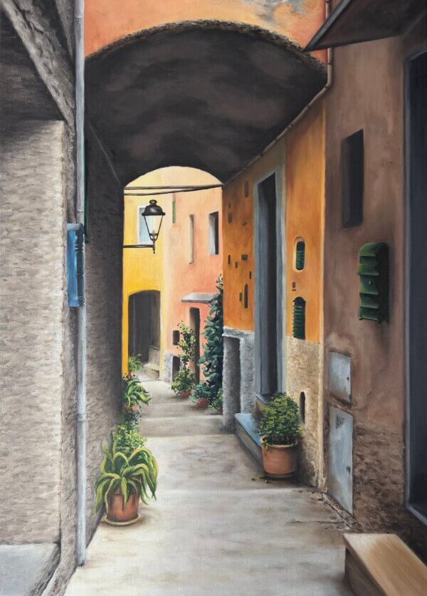 Italia, Öl/Leinwand, 50 x 70 cm, 2026